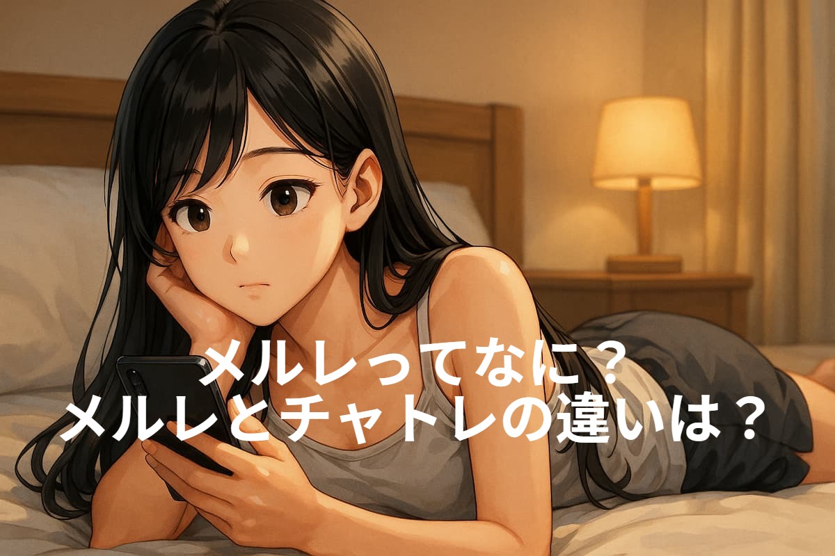 メールレディとは？メルレとチャトレの違いが気になる女性の画像