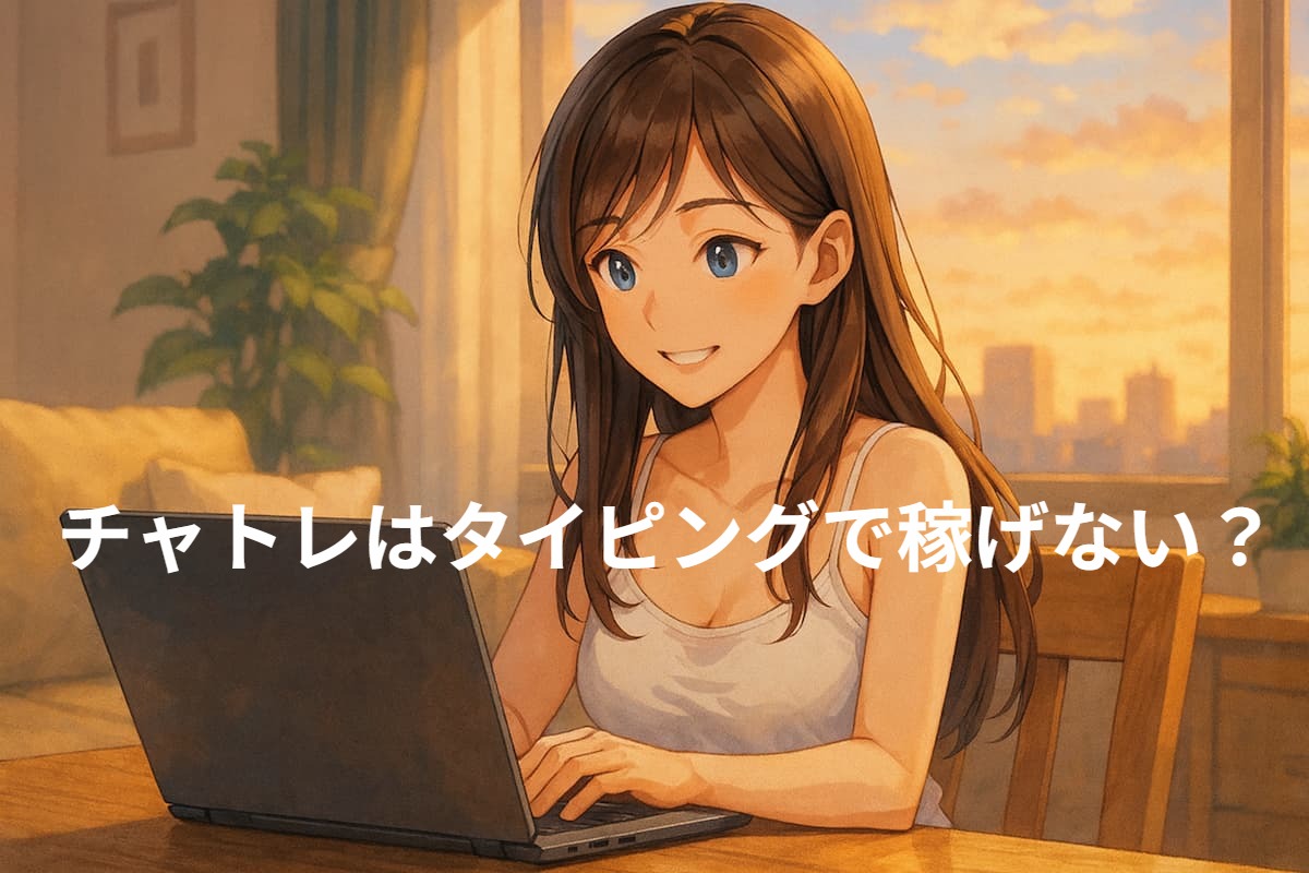 チャットレディはマイクなしのタイピングのみで稼げるのかが気になる女性の画像