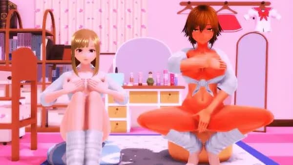 ライブチャットがテーマのおすすめ同人動画「【見下し淫語】ギャルJKのおまんこライブチャット」のパッケージ画像。