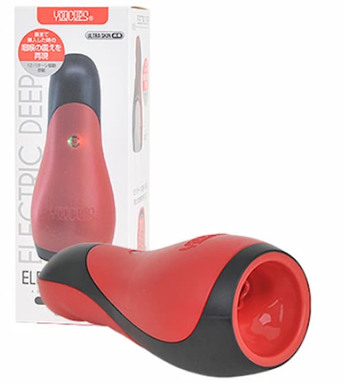 口コミで人気の電動オナホ「エレクトリックディープ」のパッケージ画像。