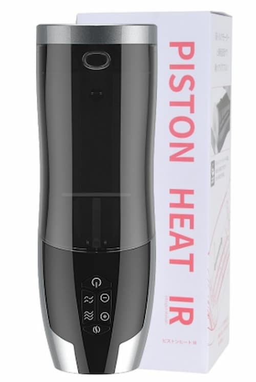 口コミで人気の電動オナホ「ピストンヒートIR」のパッケージ画像。