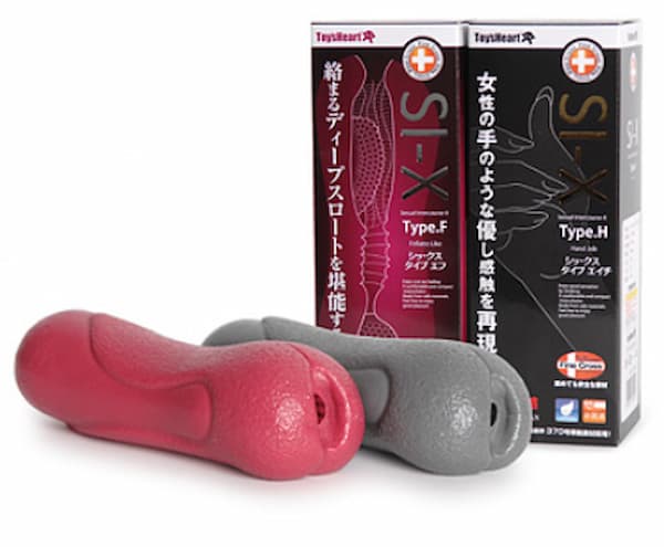 口コミで人気のおすすめフェラオナホール「SI-X」のパッケージ画像。