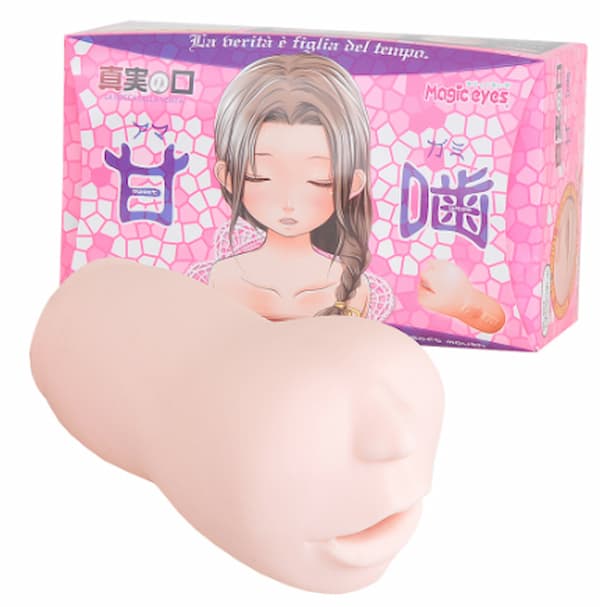 口コミで人気のおすすめフェラオナホール「真実の口 アマガミ」のパッケージ画像。