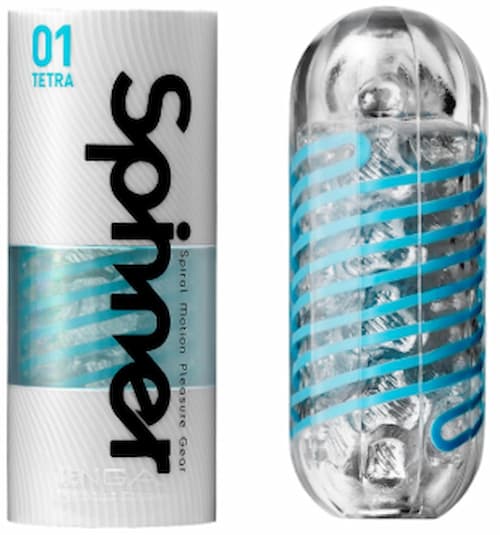 口コミで人気のオナホール「TENGA SPINNER 01TETRA」のパッケージ画像。