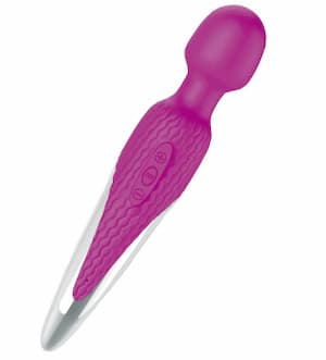 女性におすすめな口コミで人気の電マ「プリティラブ パワフルワンドマッサージャー」のパッケージ画像。