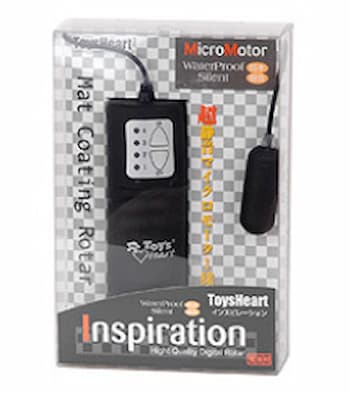 女性におすすめの口コミで人気なローター「インスピレーション」のパッケージ画像。