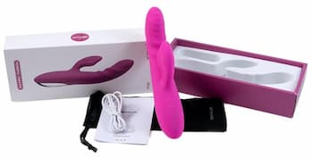 女性におすすめの口コミで人気のバイブ「ZEMALIA Delia バイブ」のパッケージ画像。