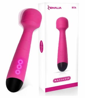 チャットレディにおすすめの大人のおもちゃ「【電マ】ZEMALIA RITA 電マ」のパッケージ画像。