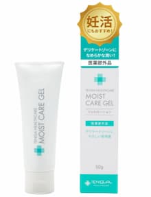 女性におすすめな人気ローション「TENGAヘルスケア モイストケアジェル」のパッケージ画像。