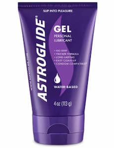 女性におすすめな人気ローション「アストログライドジェル」のパッケージ画像。