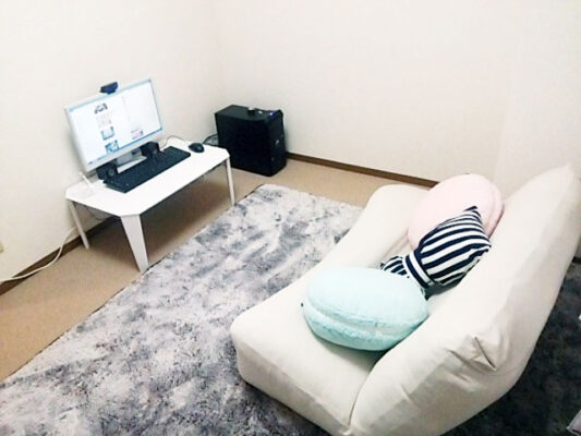 東京・駒場でおすすめの大手チャットレディ事務所「チャットレディJP駒場東大前店」の店内写真。