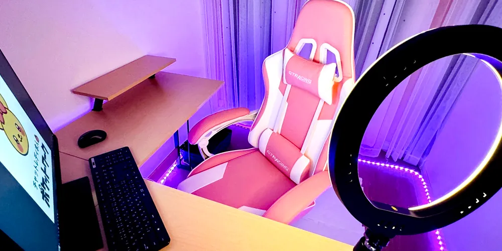 大阪・難波でおすすめの大手チャットレディ事務所「ポケットワーク大阪店」の店内写真。